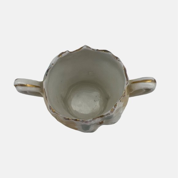 RS Prussia Two Handled Toothpick Holder Carnation Mold Reinhold Schlegelmilch - Picture 4 of 6